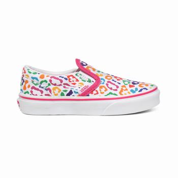 Vans Rainbow Leopard Classic - Lasten Tennarit - Monivärinen Leopardi Fuksia Violetit/Valkoinen